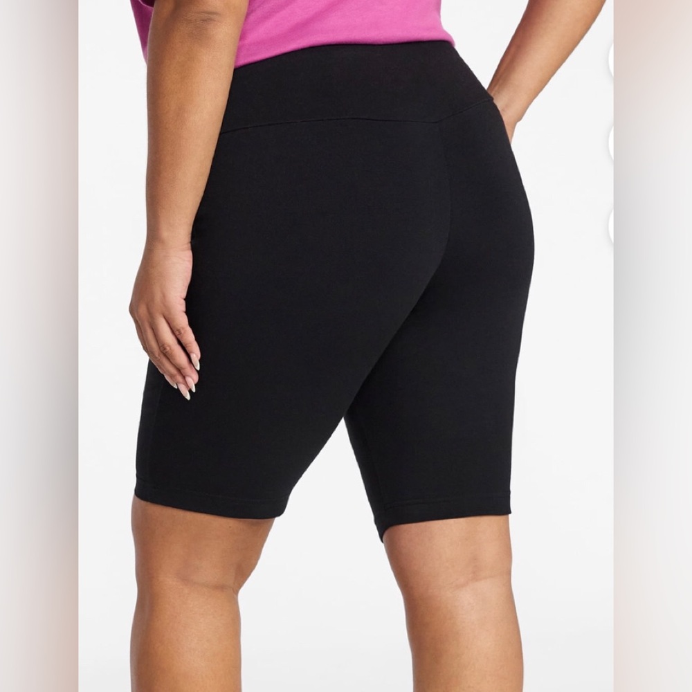 TERRA & SKY Biker Shorts Size 3X 24W-26W Polyester Spandex Pull On Womens NWOT - Picture 4 of 7